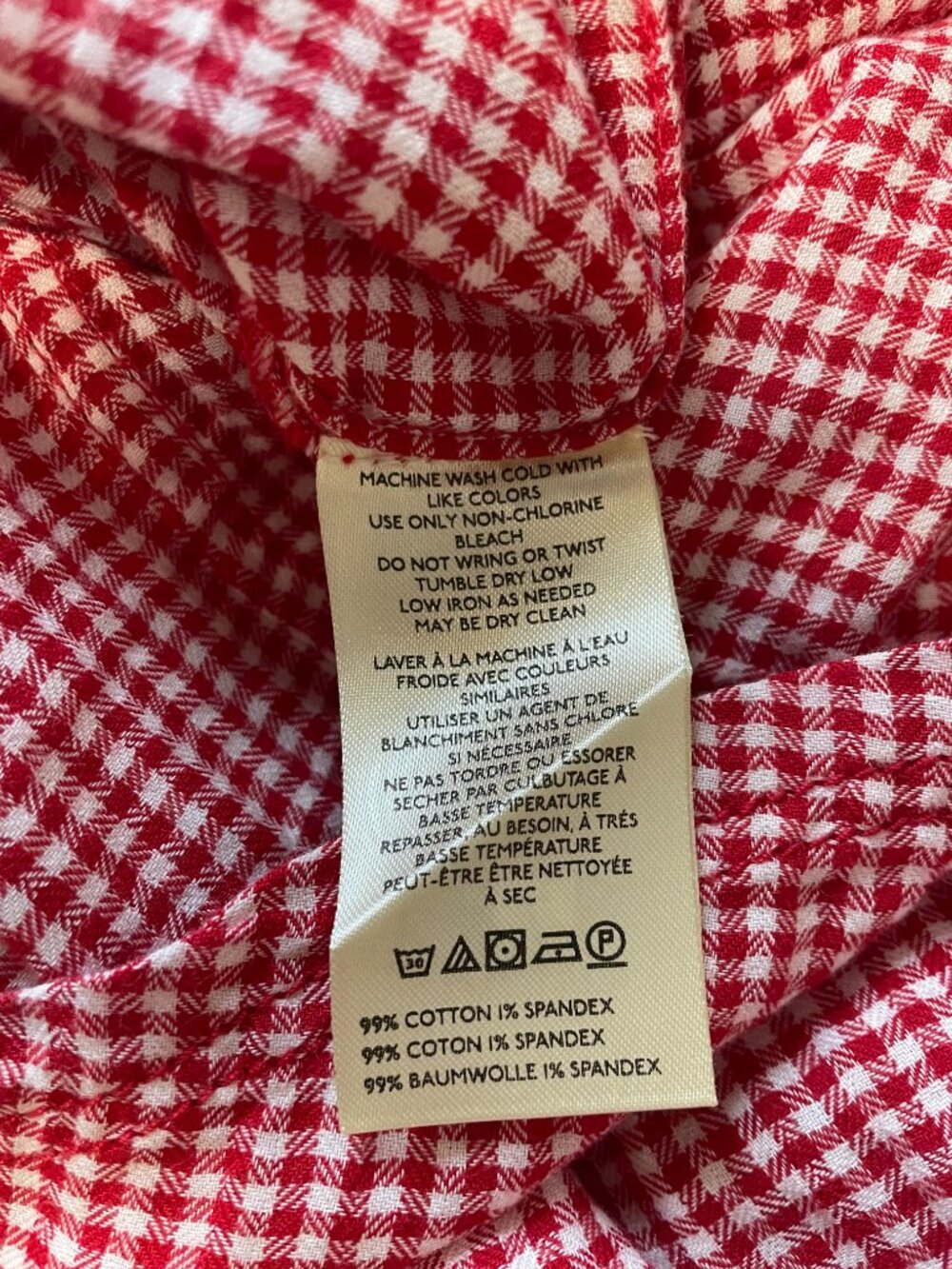 Anthropologie Pilcro Pin Tuck Half -Sleeve Button Down Shirt - Picture 8 of 8